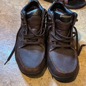Dunham Men's Brown Leather Casual Lace-Up gore-tex boots size 12 6e wide